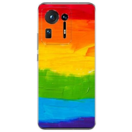 Силиконовый чехол "Радуга краски" на Xiaomi Mi Mix 4 / Сяоми Ми Микс 4