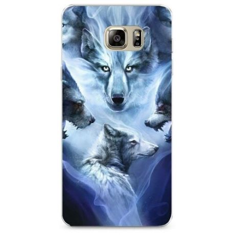 Силиконовый чехол "Фантастические волки" на Samsung Galaxy Note 5 / Самсунг Галакси Нот 5