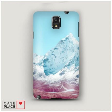 Чехол Пластиковый Samsung Galaxy Note 3 Снежные горы