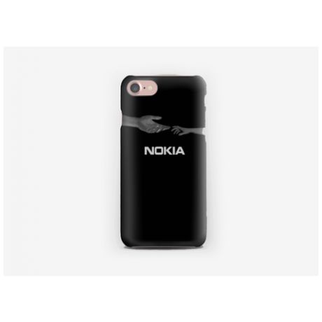 Силиконовый чехол Nokia на Apple iPhone 8 Plus/ Айфон 8 Плюс