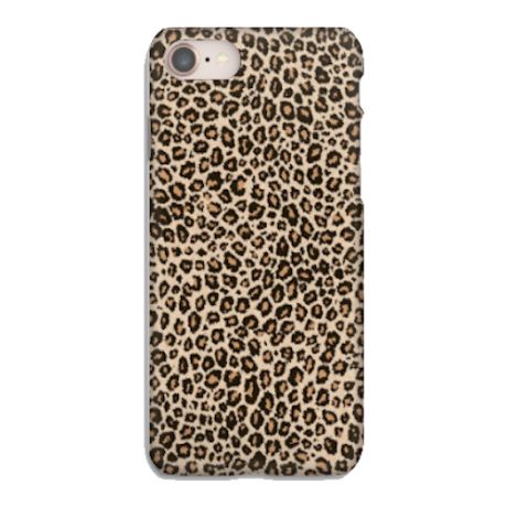 Силиконовый чехол леопард на Apple iPhone 8 Plus/ Айфон 8 Плюс