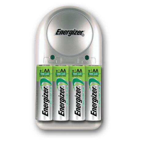 Зарядное устройство Energizer Base Charger, 4 аккумулятора AA 1300 мAч