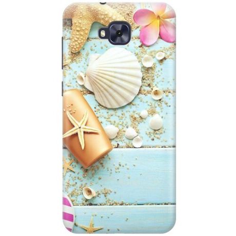 Cиликоновый чехол Пляжный натюрморт на Asus Zenfone 4 Selfie (ZD553KL) / Асус Зенфон 4 Селфи