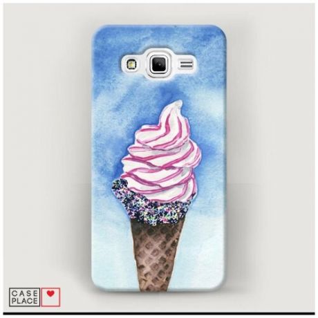 Чехол Пластиковый Samsung Galaxy J2 Prime 2016 Мороженое 8