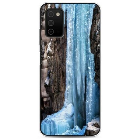 Силиконовый чехол "Водопад 1" на Samsung Galaxy A03S / Самсунг Галакси A03S