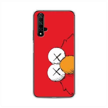 Силиконовый чехол "Кукла KAWS" на Honor 20 / Хонор 20