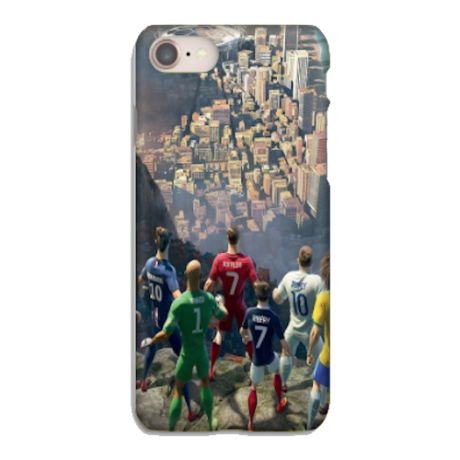 Силиконовый чехол футбол на Apple iPhone 8/ Айфон 8