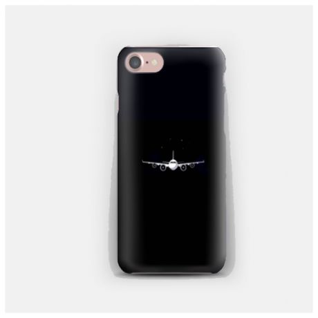 Силиконовый чехол самолет на Apple iPhone 8/ Айфон 8