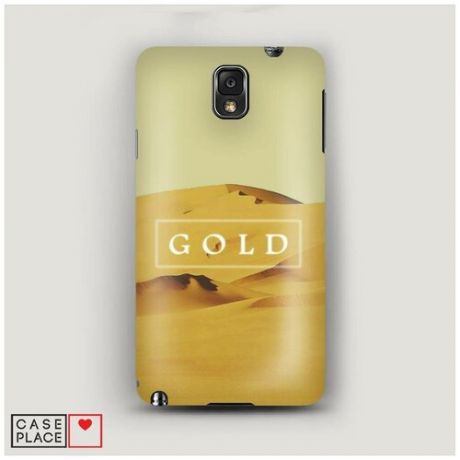 Чехол Пластиковый Samsung Galaxy Note 3 Gold цвет 1
