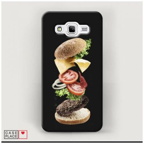 Чехол Пластиковый Samsung Galaxy J2 Prime 2016 Бургеры 12