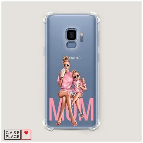 Чехол силиконовый Противоударный Samsung Galaxy S9 Lovely mom