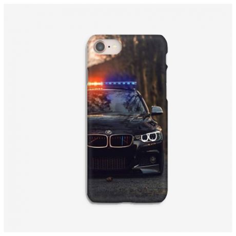 Силиконовый чехол полиция на Apple iPhone 8 Plus/ Айфон 8 Плюс