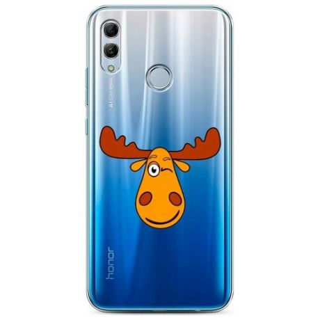 Силиконовый чехол "Лошадь брызки краски" на Honor 10 Lite / Хонор 10 Лайт