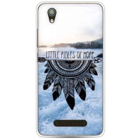 Силиконовый чехол Little pieces of hope на ZTE Blade X3 / ЗТЕ Блэйд X3