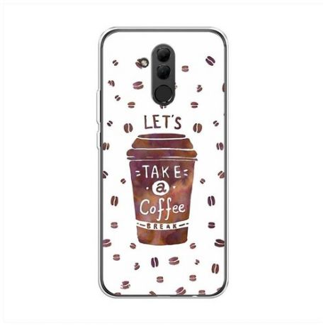 Силиконовый чехол "I love latte" на Huawei Mate 20 Lite / Хуавей Мате 20 Лайт