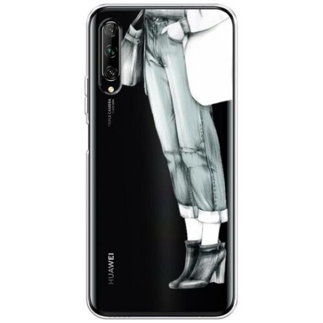 Силиконовый чехол "Wake up and be awesome vector" на Huawei Y9s / Хуавей Y9s