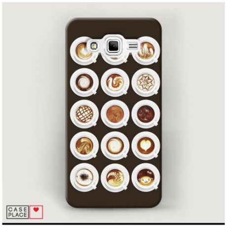 Чехол Пластиковый Samsung Galaxy J2 Prime 2016 Рисунки на кофе