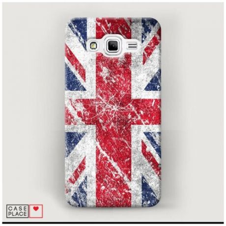 Чехол Пластиковый Samsung Galaxy J2 Prime 2016 Флаг британский