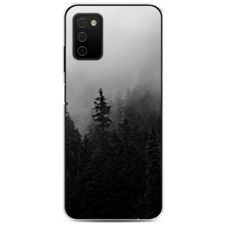 Силиконовый чехол "Туманный лес" на Samsung Galaxy A03S / Самсунг Галакси A03S