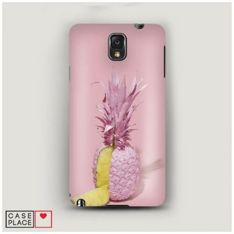 Чехол Пластиковый Samsung Galaxy Note 3 Розовый ананас