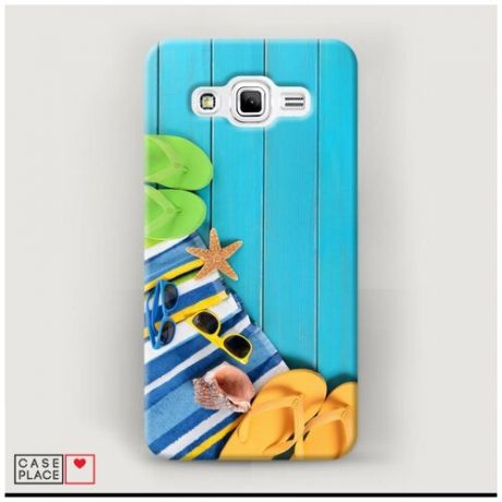 Чехол Пластиковый Samsung Galaxy J2 Prime 2016 Райское побережье