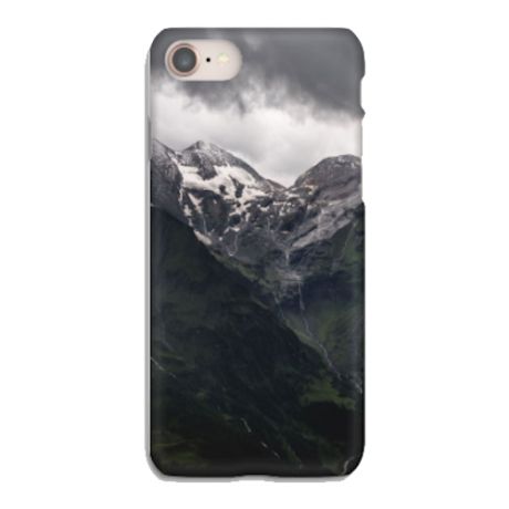 Силиконовый чехол горы на Apple iPhone 8 Plus/ Айфон 8 Плюс