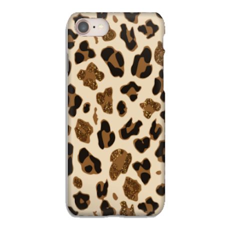 Силиконовый чехол леопард на Apple iPhone 8/ Айфон 8