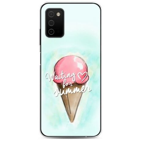 Силиконовый чехол "Мороженое 13" на Samsung Galaxy A03S / Самсунг Галакси A03S