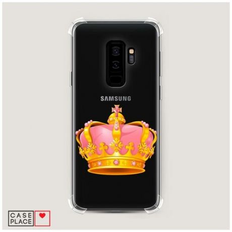 Чехол силиконовый Противоударный Samsung Galaxy S9 Plus Корона королевы