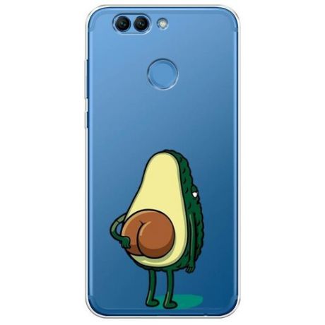 Силиконовый чехол "Blue avocado" на Huawei Nova 2 Plus / Хуавей Нова 2 Плюс