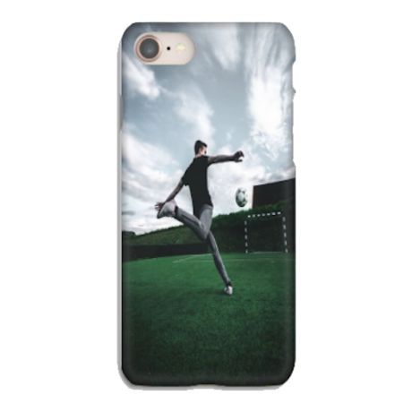 Силиконовый чехол футбол на Apple iPhone 8 Plus/ Айфон 8 Плюс