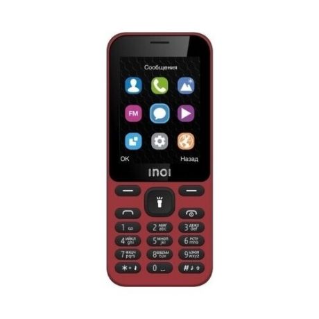 Мобильный телефон INOI 239 Dark Red .
