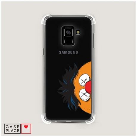 Чехол силиконовый Противоударный Samsung Galaxy A8 2018 Кавс Эрни