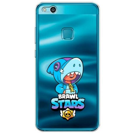 Силиконовый чехол "Brawl Stars огонь" на Huawei P10 Lite / Хуавей П10 Лайт