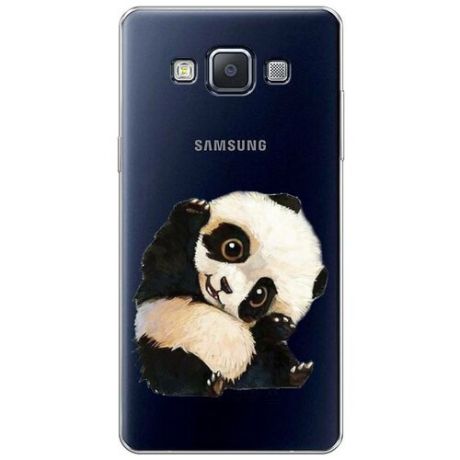 Силиконовый чехол "Большеглазая панда" на Samsung Galaxy A5 / Самсунг Галакси А5