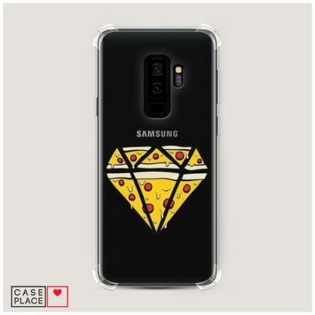 Чехол силиконовый Противоударный Samsung Galaxy S9 Plus Фигура из пиццы