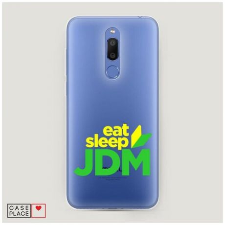 Силиконовый чехол "JDM logo green" на Meizu M6T / Мейзу М6Т
