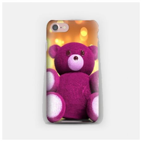 Силиконовый чехол медведь на Apple iPhone 7 Plus/ Айфон 7 Плюс