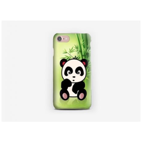 Силиконовый чехол панда на Apple iPhone 8/ Айфон 8
