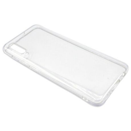 Чехол для смартфона Samsung Galaxy A50 Silicone iBox Crystal (прозрачный), Redline