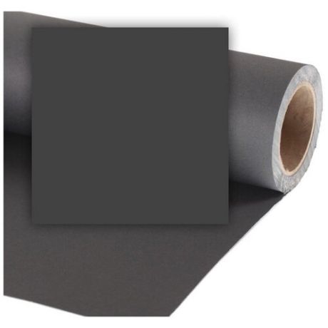 Фон Colorama Black, бумажный, 2.72 х 25 м, черный