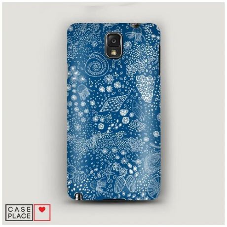 Чехол Пластиковый Samsung Galaxy Note 3 Морские узоры 18