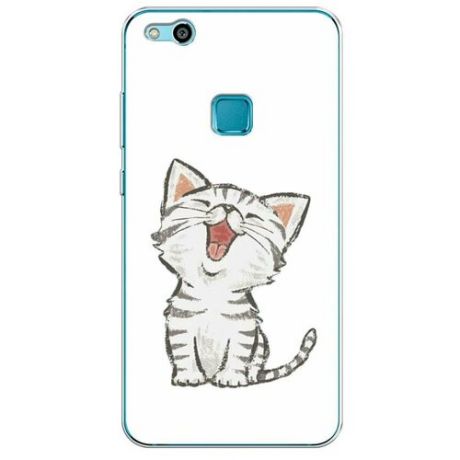 Силиконовый чехол "Счастье в котах" на Huawei P10 Lite / Хуавей П10 Лайт