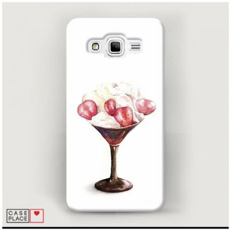 Чехол Пластиковый Samsung Galaxy J2 Prime 2016 Ягодный десерт арт