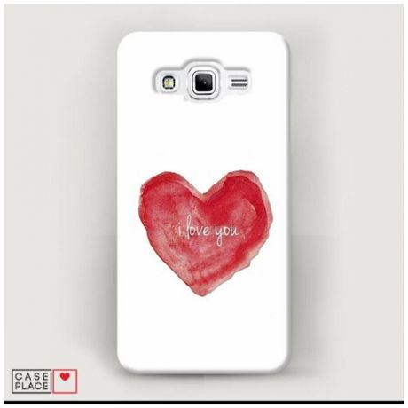 Чехол Пластиковый Samsung Galaxy J2 Prime 2016 I love you 2