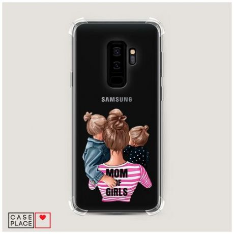 Чехол силиконовый Противоударный Samsung Galaxy S9 Plus Mom of Girls