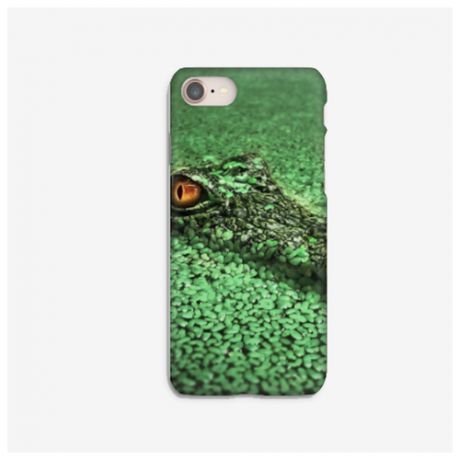 Силиконовый чехол крокодил на Apple iPhone 8/ Айфон 8