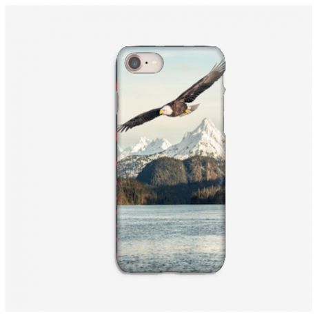 Силиконовый чехол орел на Apple iPhone 8/ Айфон 8