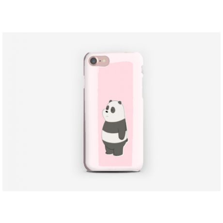 Силиконовый чехол панда на Apple iPhone 8/ Айфон 8