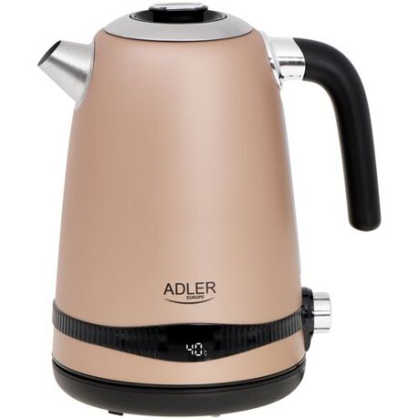 Чайник с контролем температуры Adler AD 1295 SS Champion Gold, 1,7л